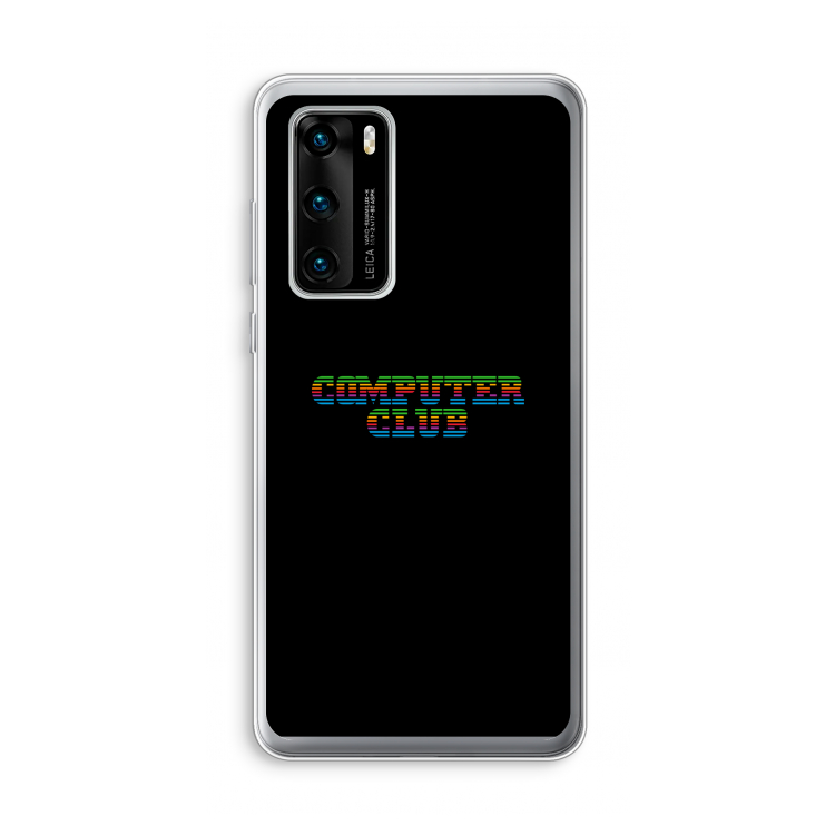 Retro: Huawei P40 Transparant Hoesje