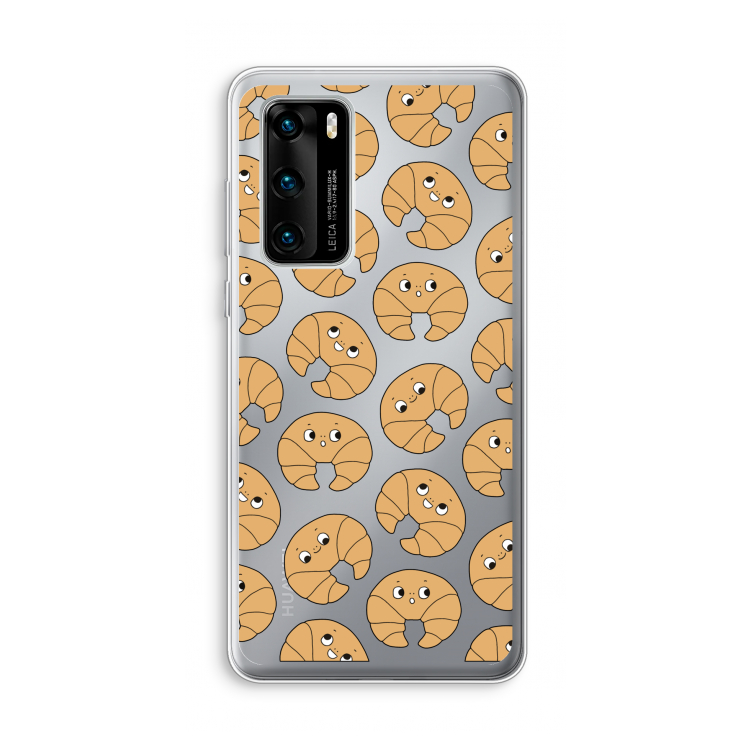 Croissant: Huawei P40 Transparant Hoesje