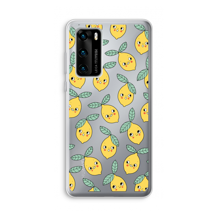 Citroenen: Huawei P40 Transparant Hoesje