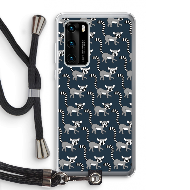 Makis: Huawei P40 Transparant Hoesje met koord