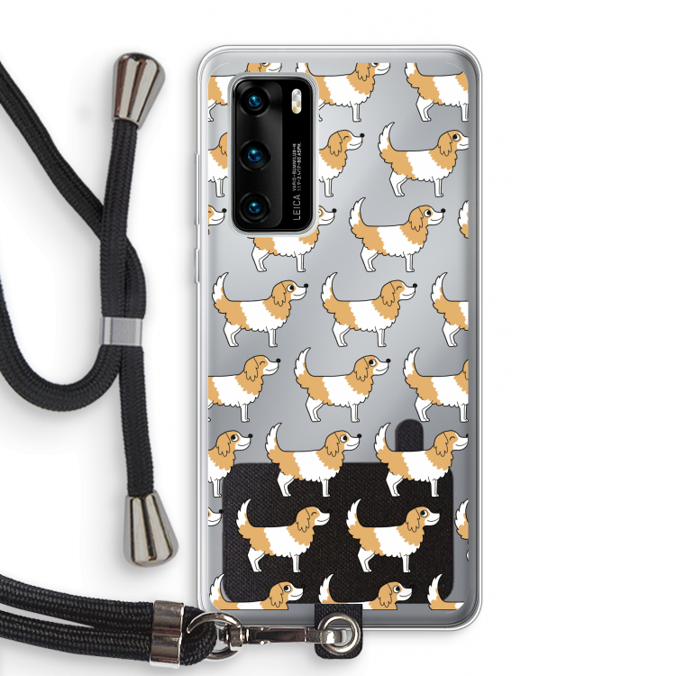 Doggy: Huawei P40 Transparant Hoesje met koord
