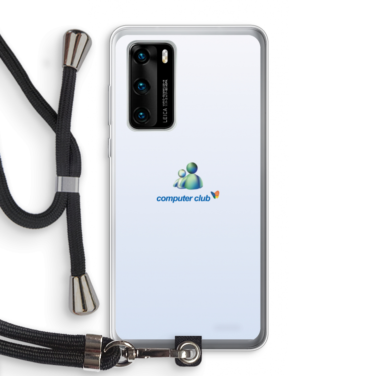MSN: Huawei P40 Transparant Hoesje met koord