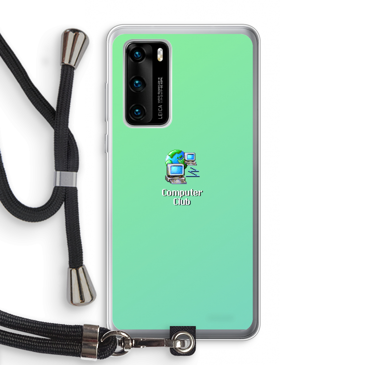 Win98: Huawei P40 Transparant Hoesje met koord