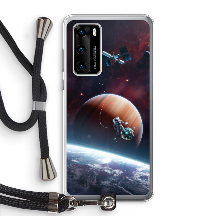 Examiner: Huawei P40 Transparant Hoesje met koord