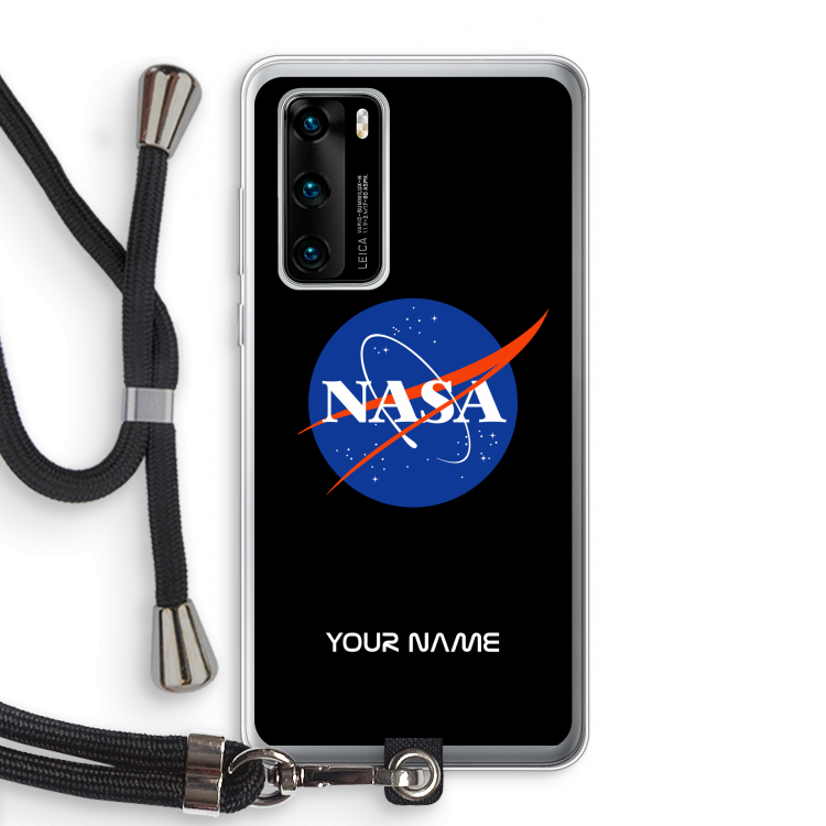 NASA: Huawei P40 Transparant Hoesje met koord