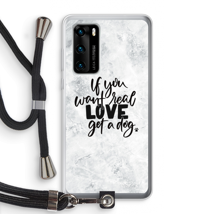 Partner in crime: Huawei P40 Transparant Hoesje met koord