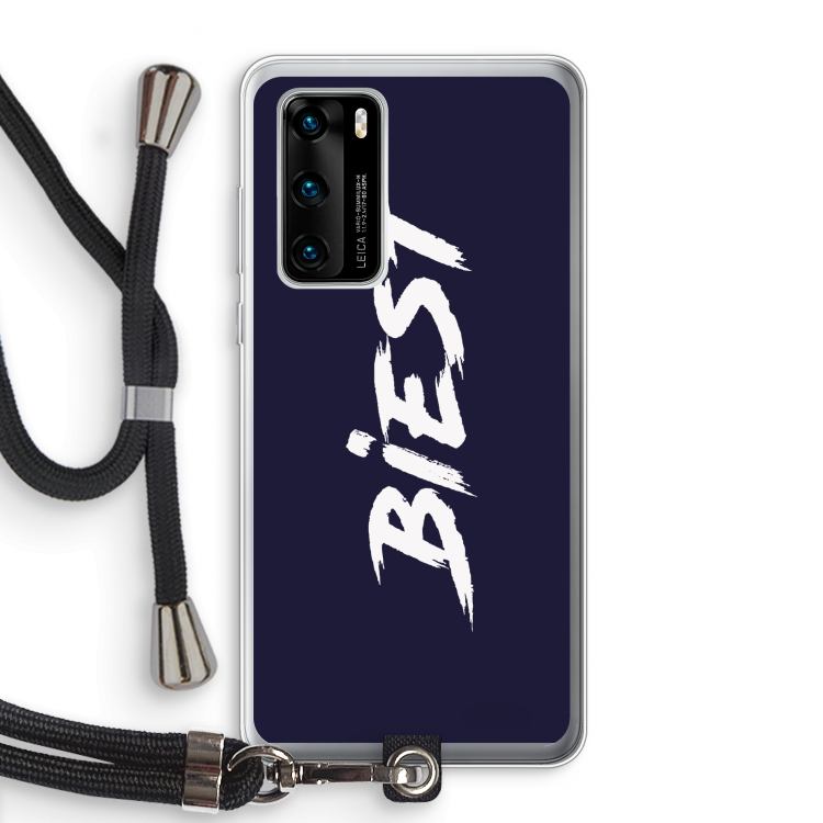 Biest: Huawei P40 Transparant Hoesje met koord
