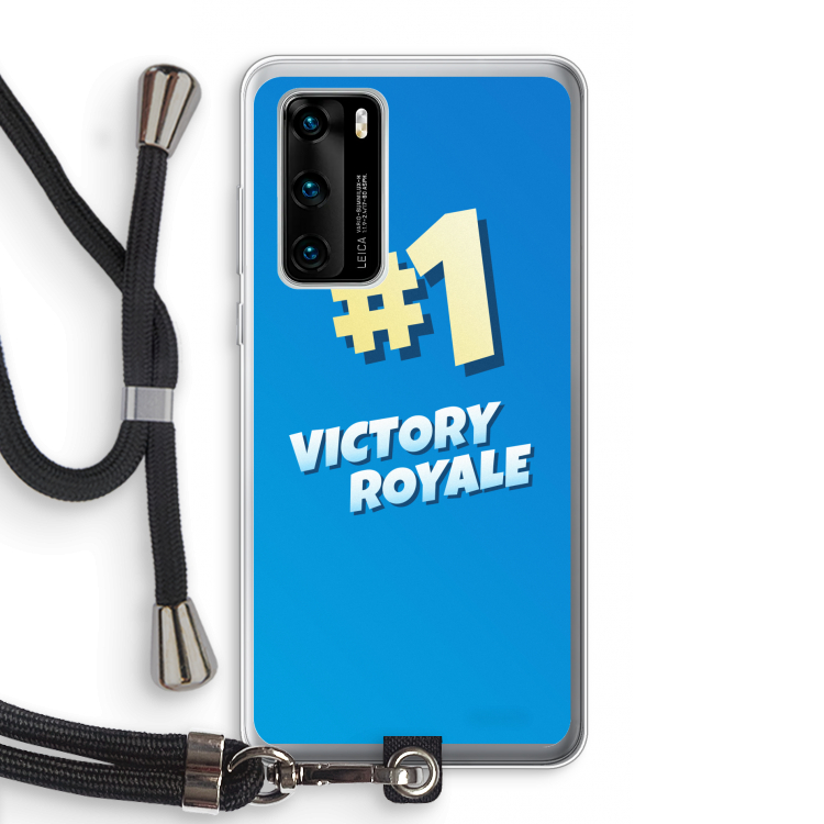 Victory Royale: Huawei P40 Transparant Hoesje met koord