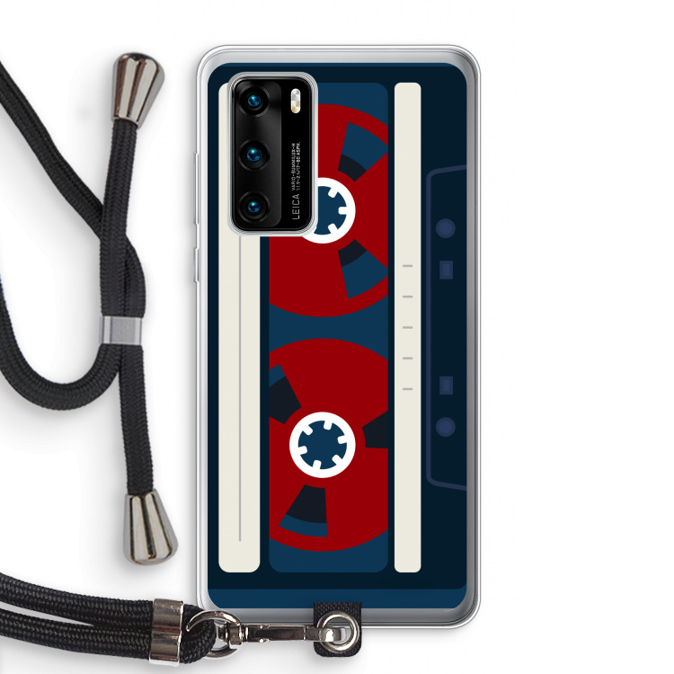 Here's your tape: Huawei P40 Transparant Hoesje met koord