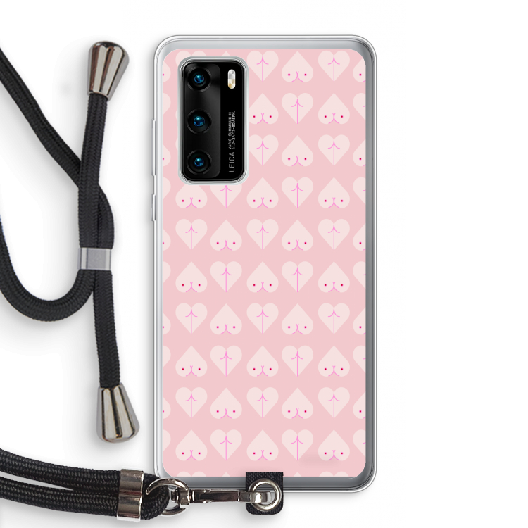 Ass 'n Titties: Huawei P40 Transparant Hoesje met koord