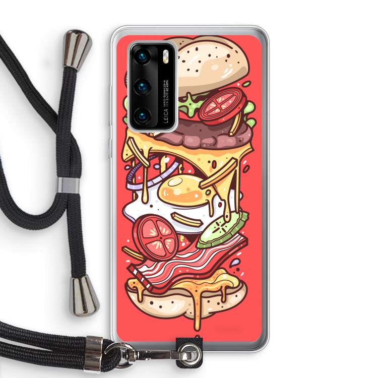 Diet Coke Please: Huawei P40 Transparant Hoesje met koord