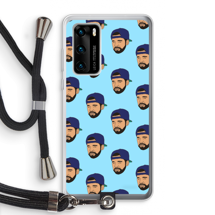 Drake Away: Huawei P40 Transparant Hoesje met koord