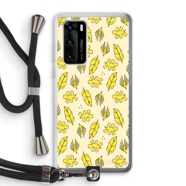 Herfst: Huawei P40 Transparant Hoesje met koord