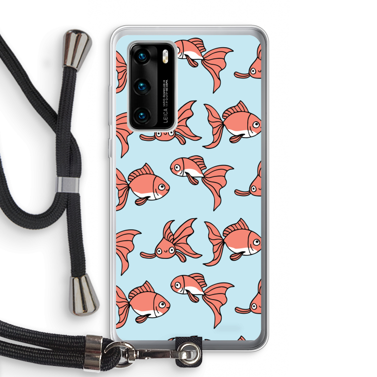 Blub: Huawei P40 Transparant Hoesje met koord