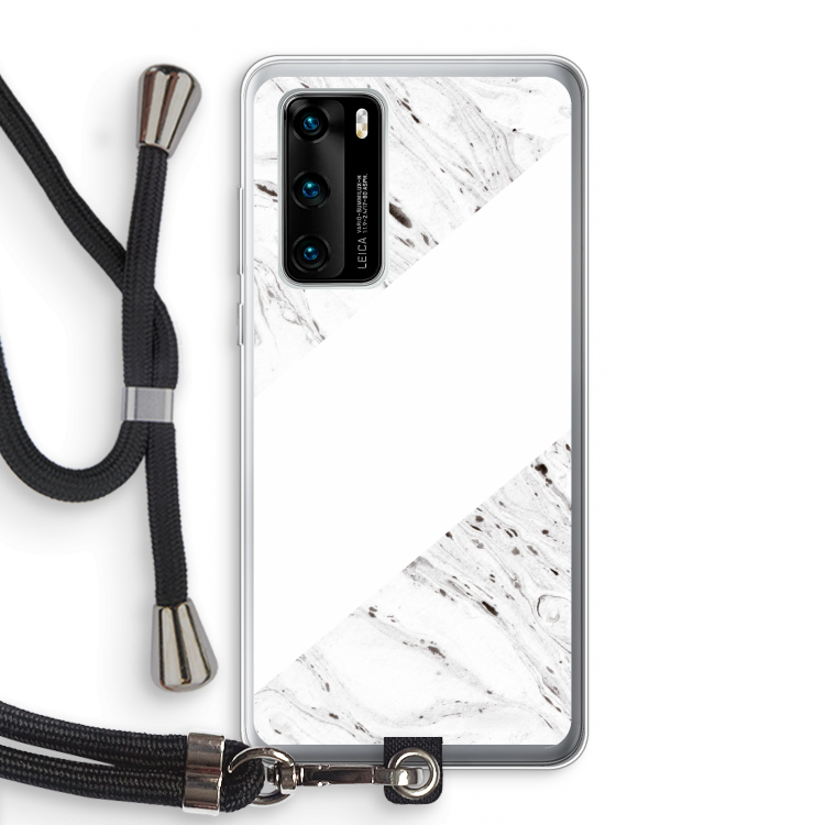 Biggest stripe: Huawei P40 Transparant Hoesje met koord