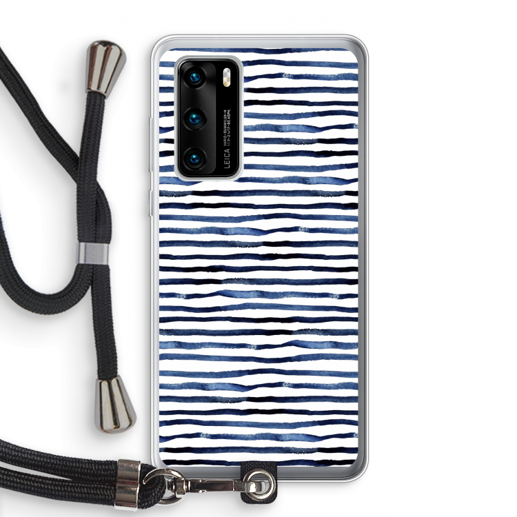 Verrassende lijnen: Huawei P40 Transparant Hoesje met koord