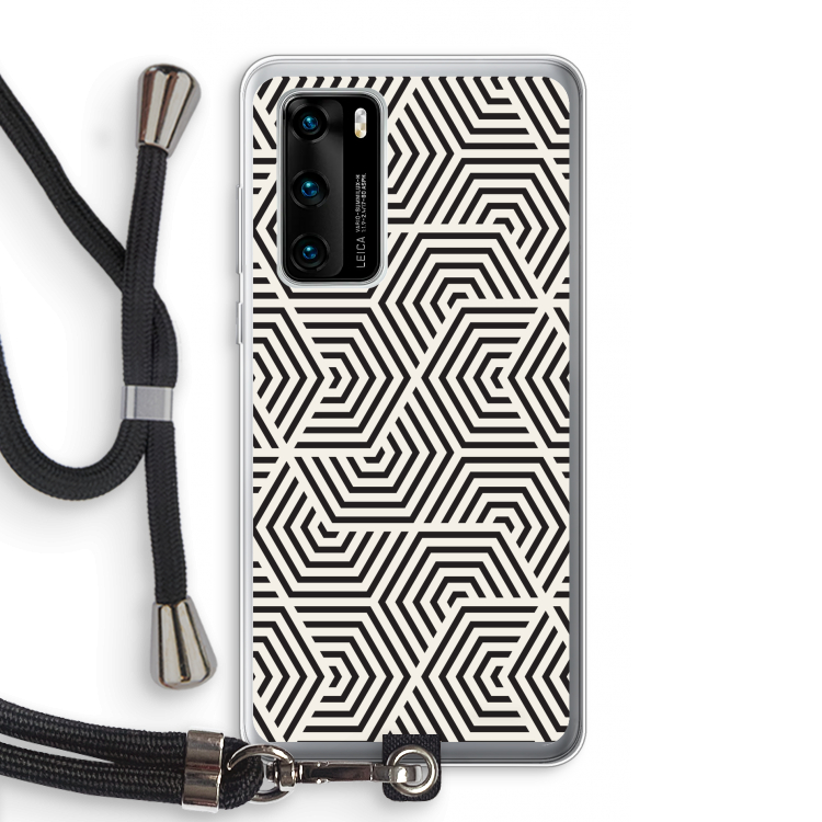 Magic pattern: Huawei P40 Transparant Hoesje met koord