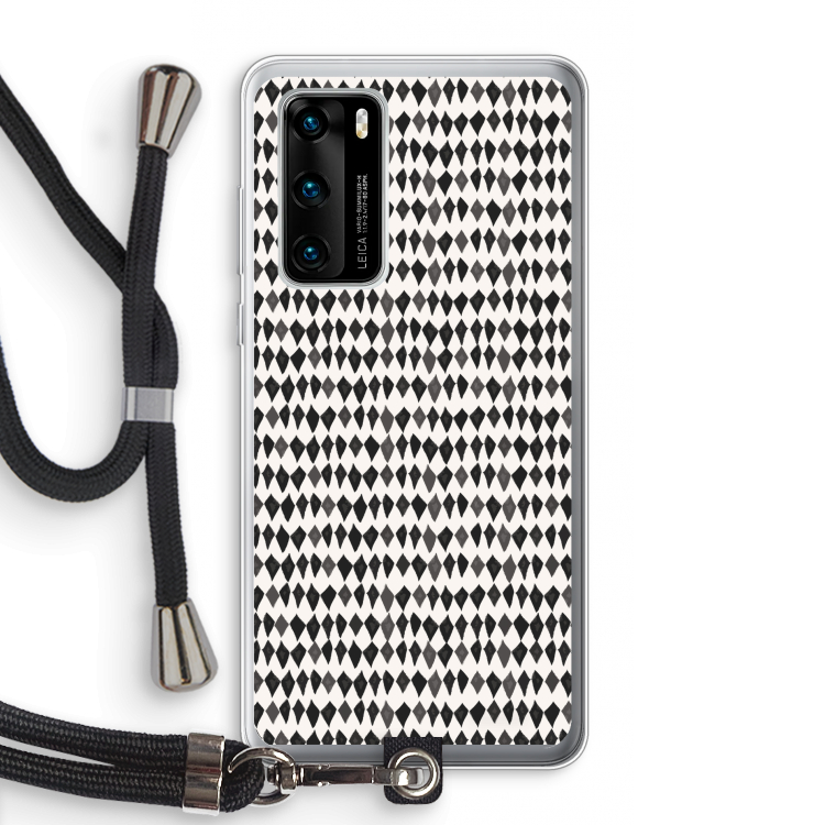 Crazy shapes: Huawei P40 Transparant Hoesje met koord