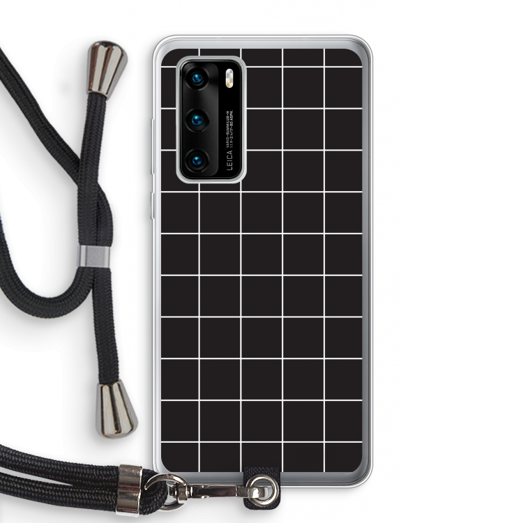 Rooster 2: Huawei P40 Transparant Hoesje met koord