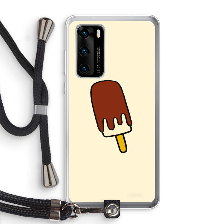 Frisco: Huawei P40 Transparant Hoesje met koord