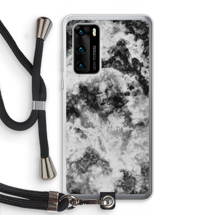 Onweer: Huawei P40 Transparant Hoesje met koord