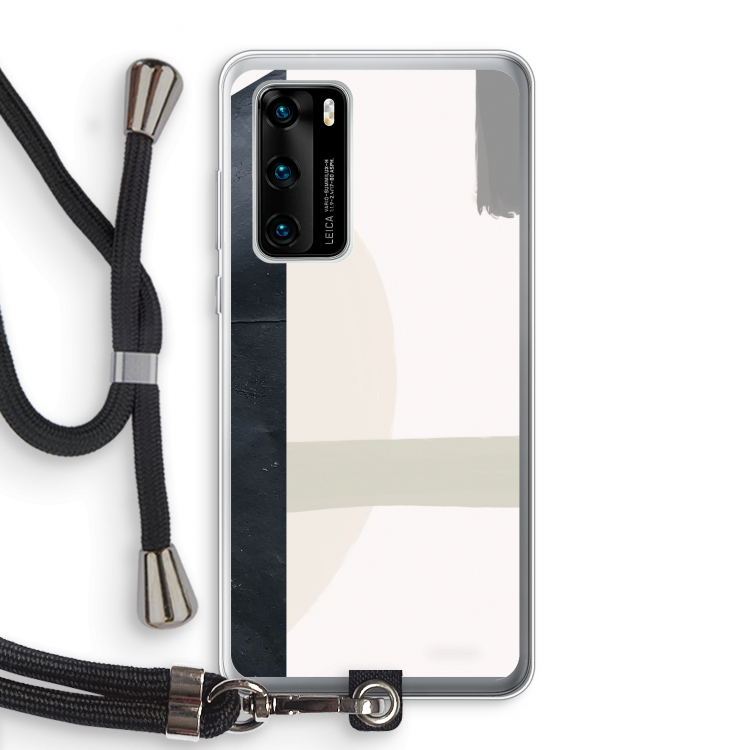 Baca: Huawei P40 Transparant Hoesje met koord