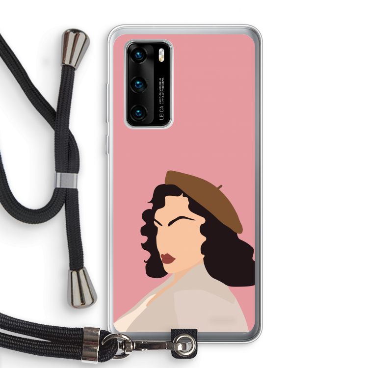 Confidence: Huawei P40 Transparant Hoesje met koord