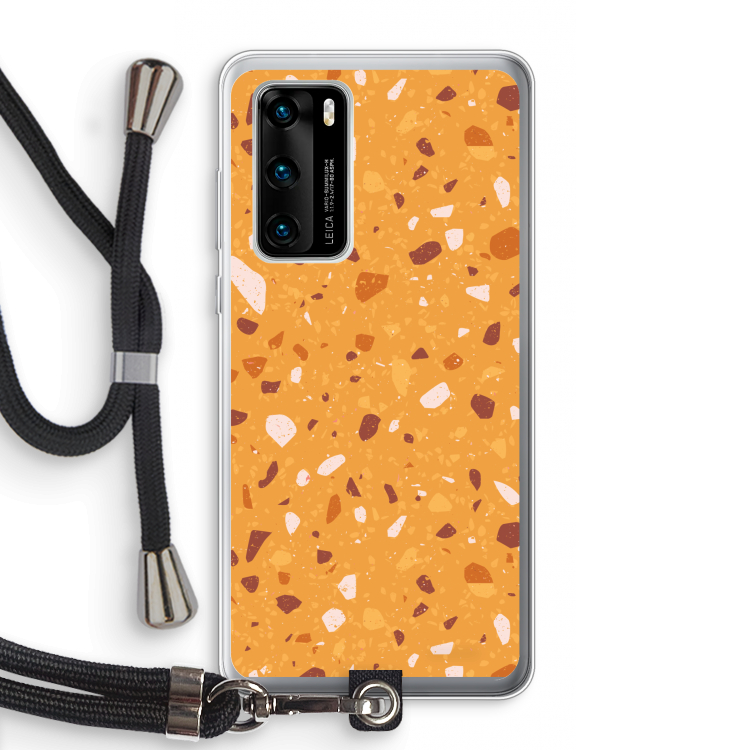 Terrazzo N°24: Huawei P40 Transparant Hoesje met koord