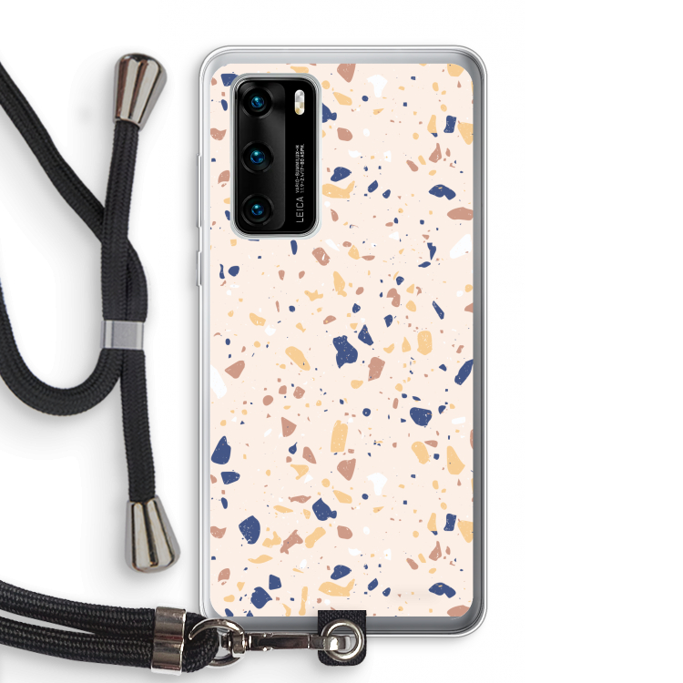 Terrazzo N°23: Huawei P40 Transparant Hoesje met koord