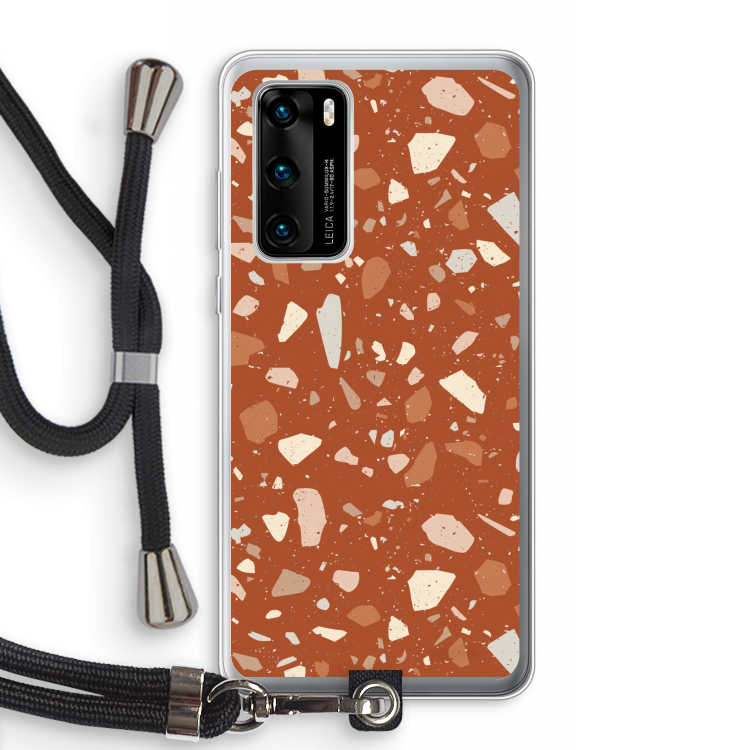 Terrazzo N°22: Huawei P40 Transparant Hoesje met koord
