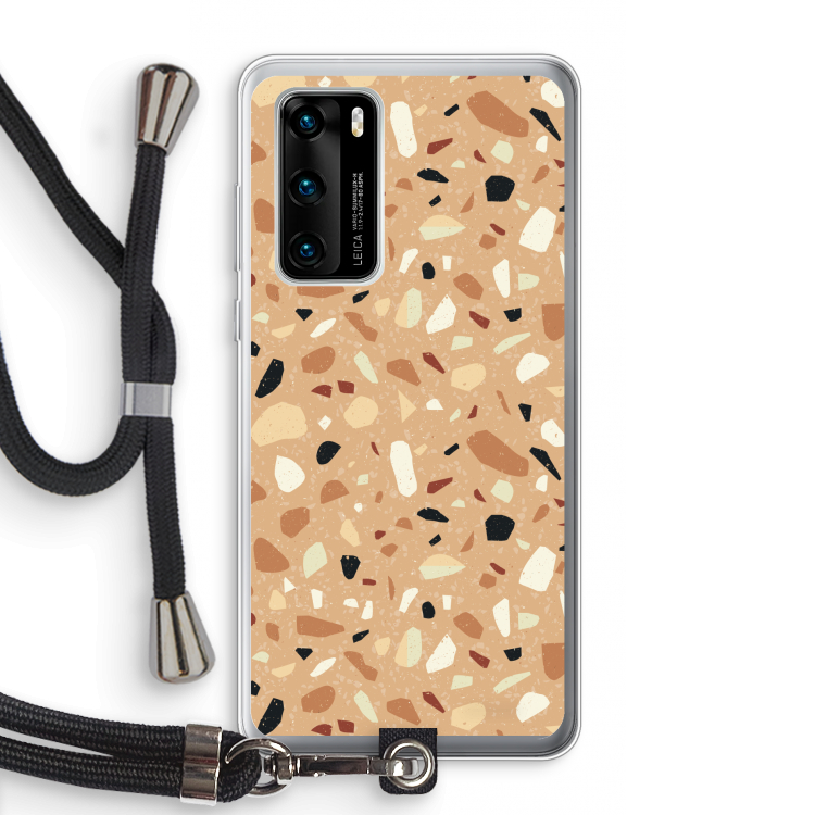 Terrazzo N°17: Huawei P40 Transparant Hoesje met koord