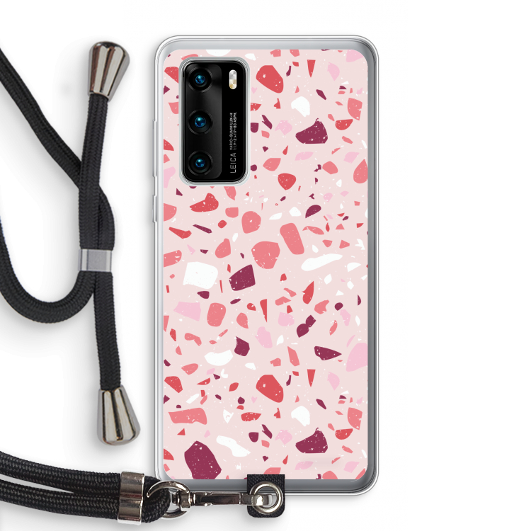 Terrazzo N°15: Huawei P40 Transparant Hoesje met koord