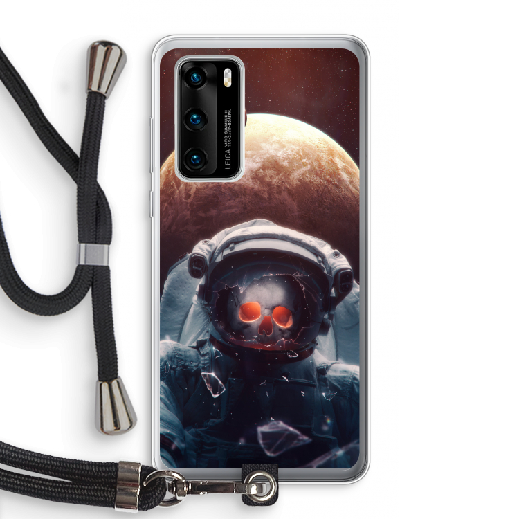 Voyager: Huawei P40 Transparant Hoesje met koord