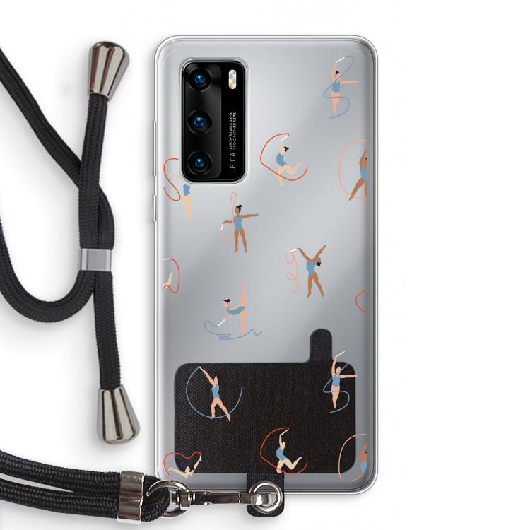 Dancing #3: Huawei P40 Transparant Hoesje met koord