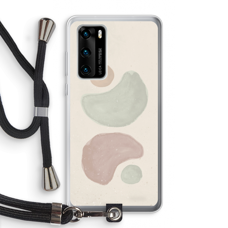 Geo #10: Huawei P40 Transparant Hoesje met koord