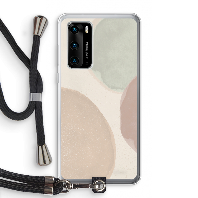 Geo #8: Huawei P40 Transparant Hoesje met koord