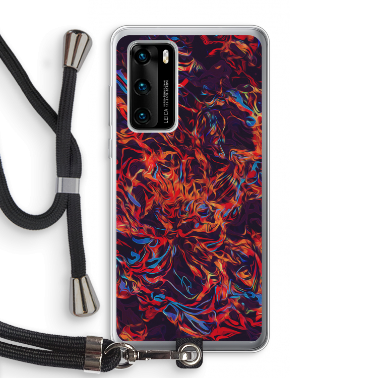 Lucifer: Huawei P40 Transparant Hoesje met koord