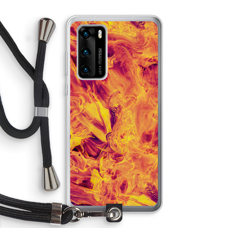 Eternal Fire: Huawei P40 Transparant Hoesje met koord