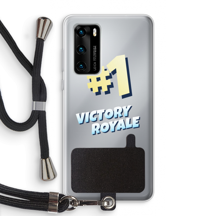 Victory Royale: Huawei P40 Transparant Hoesje met koord