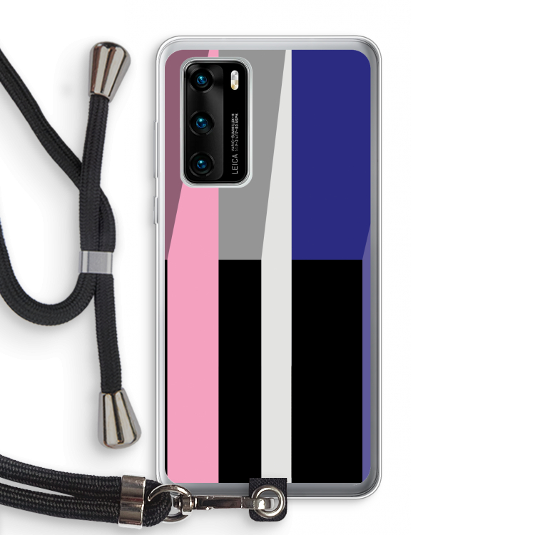 Gestalte 4: Huawei P40 Transparant Hoesje met koord