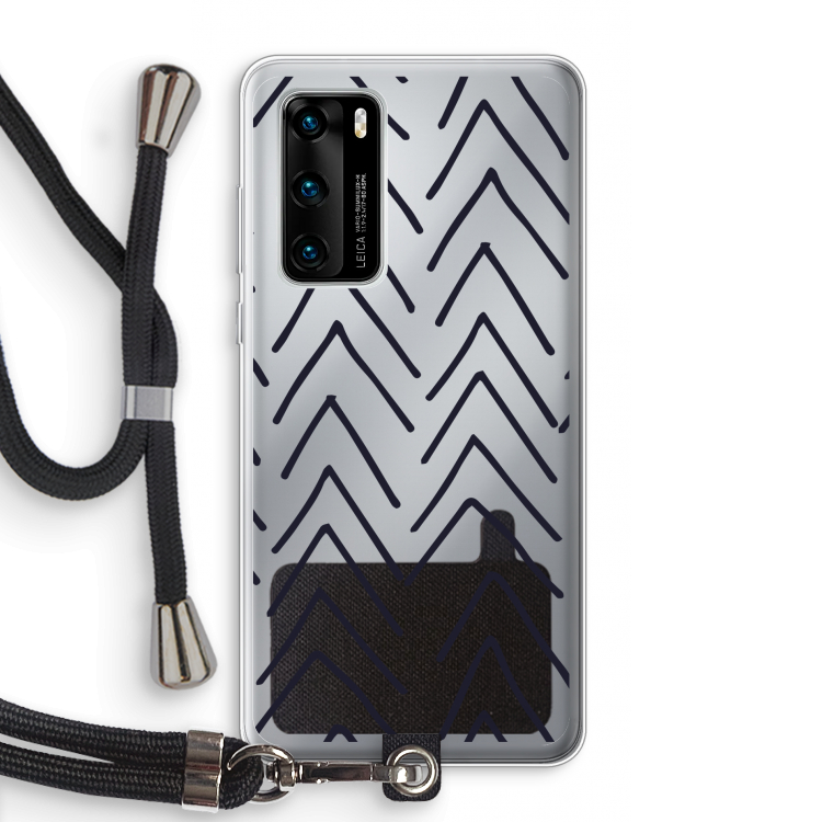 Marrakech Arrows: Huawei P40 Transparant Hoesje met koord