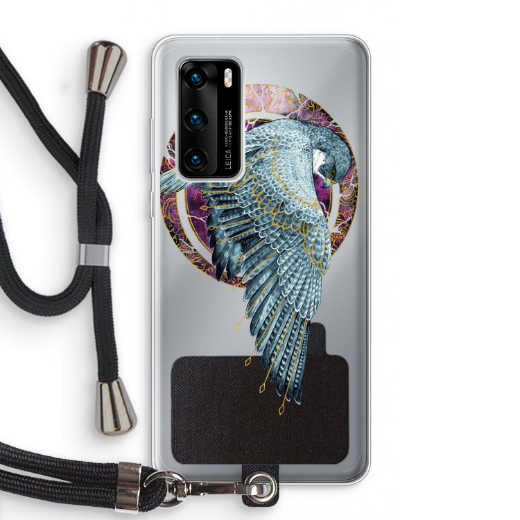 Golden Falcon: Huawei P40 Transparant Hoesje met koord