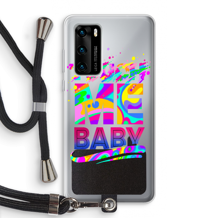 Touch Me: Huawei P40 Transparant Hoesje met koord