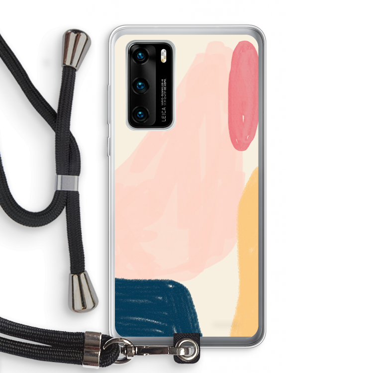 Saturday Flow: Huawei P40 Transparant Hoesje met koord