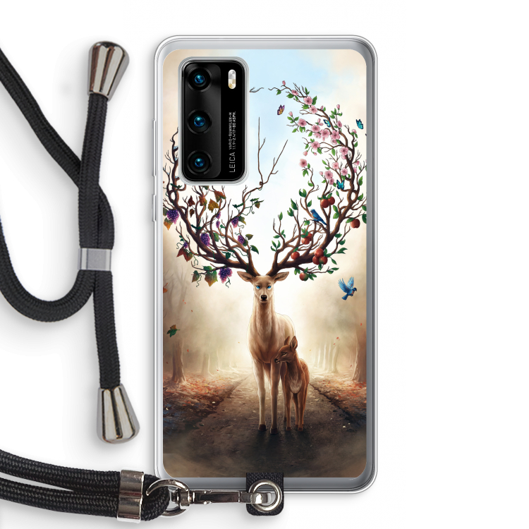 Seasons Change: Huawei P40 Transparant Hoesje met koord