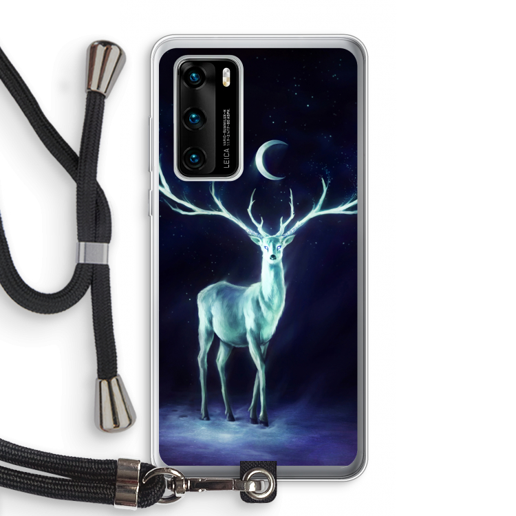Nightbringer: Huawei P40 Transparant Hoesje met koord