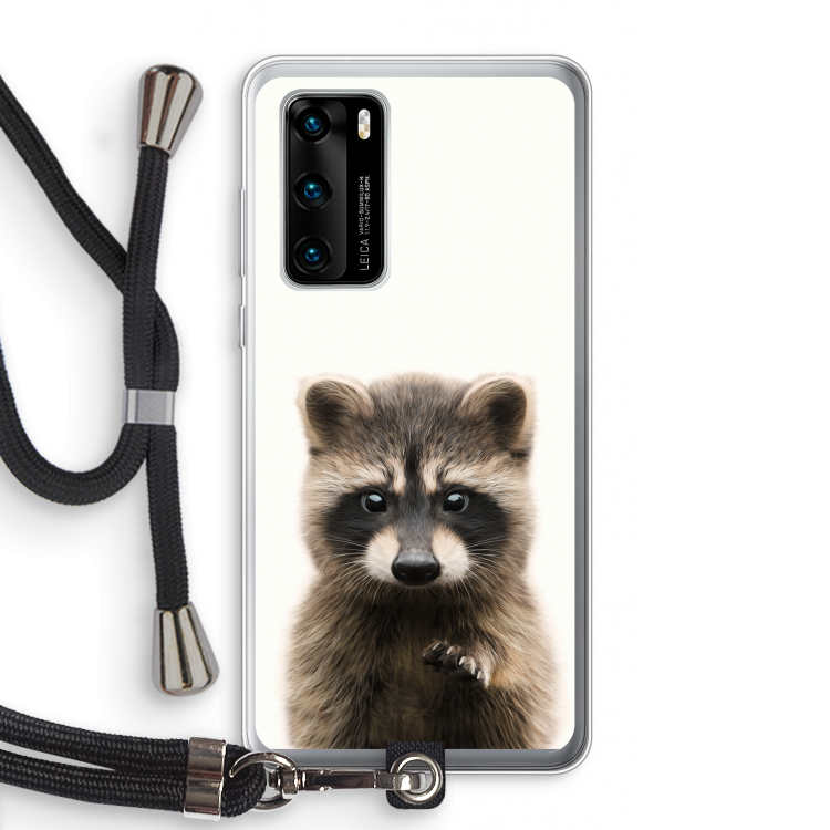 Rocco: Huawei P40 Transparant Hoesje met koord