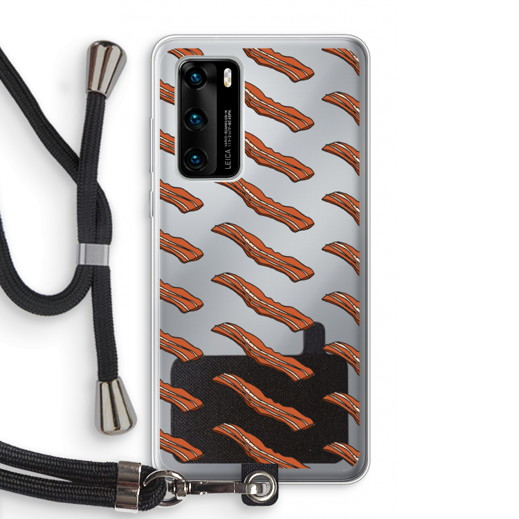 Bacon to my eggs #2: Huawei P40 Transparant Hoesje met koord
