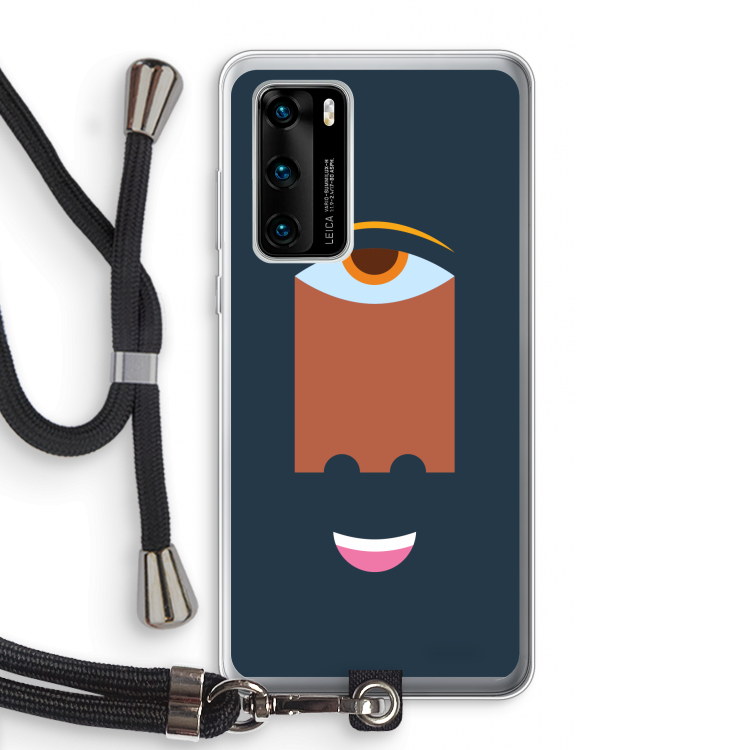 Mono M: Huawei P40 Transparant Hoesje met koord