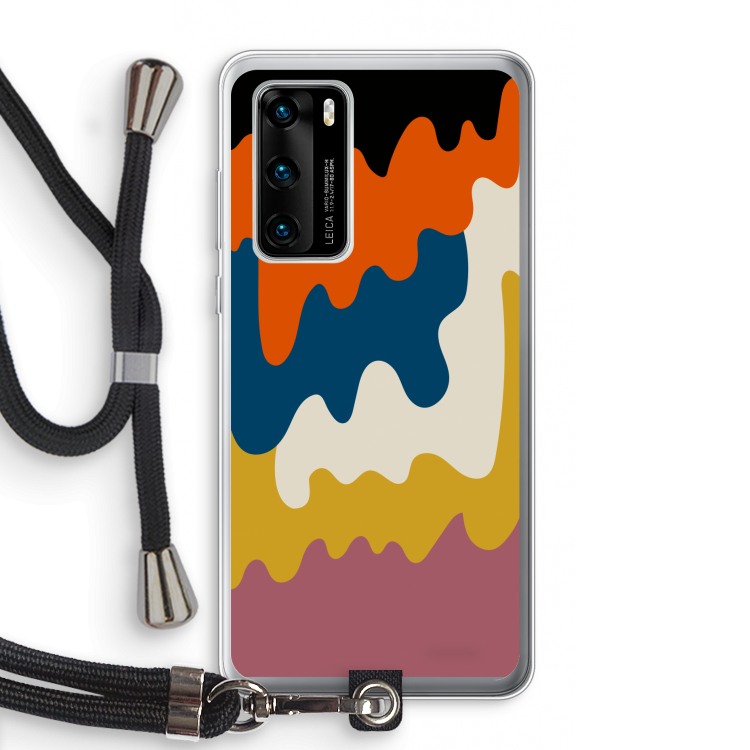 Baar A: Huawei P40 Transparant Hoesje met koord